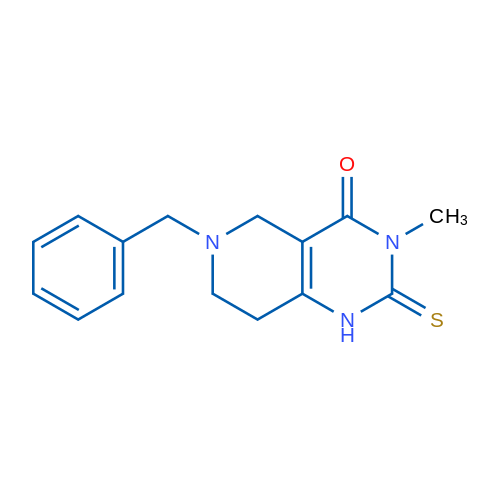 6-Benzyl-3-methyl-2-thioxo-2,3,5,6,7,8-hexahydropyrido[4,3-d]pyrimidin-4(1H)-one 1g