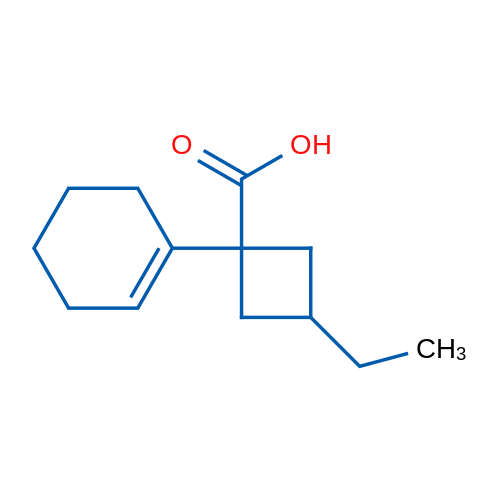 1-(Cyclohex-1-en-1-yl)-3-ethylcyclobutane-1-carboxylic acid 1g