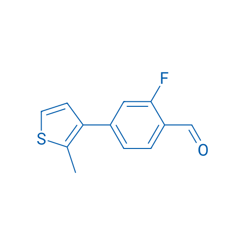 2-Fluoro-4-(2-methylthiophen-3-yl)benzaldehyde 1g
