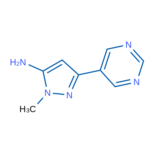 1-Methyl-3-(pyrimidin-5-yl)-1H-pyrazol-5-amine 1g