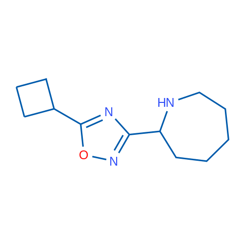 3-(Azepan-2-yl)-5-cyclobutyl-1,2,4-oxadiazole 1g