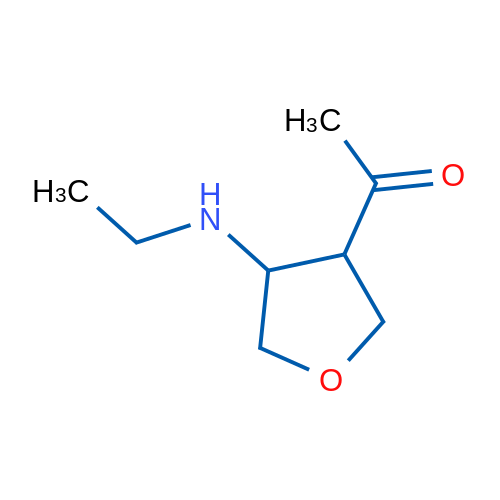 1-[4-(Ethylamino)oxolan-3-yl]ethan-1-one 1g