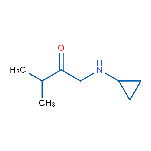 1-(Cyclopropylamino)-3-methylbutan-2-one 1g