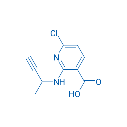 2-[(But-3-yn-2-yl)amino]-6-chloropyridine-3-carboxylic acid 1g