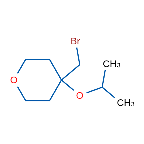 4-(Bromomethyl)-4-(propan-2-yloxy)oxane 1g