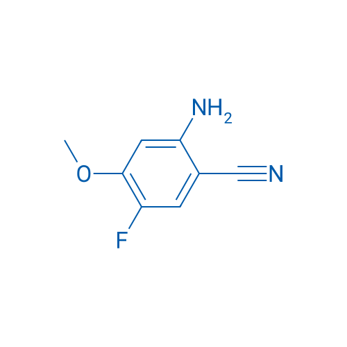 2-Amino-5-fluoro-4-methoxybenzonitrile 1g