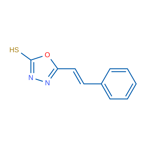 5-[(E)-2-Phenylethenyl]-1,3,4-oxadiazole-2-thiol 1g