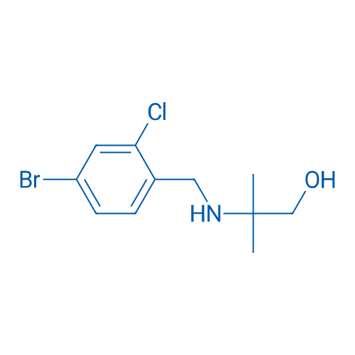 2-{[(4-bromo-2-chlorophenyl)methyl]amino}-2-methylpropan-1-ol 1g