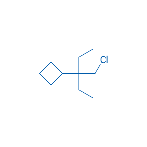 [3-(Chloromethyl)pentan-3-yl]cyclobutane 1g