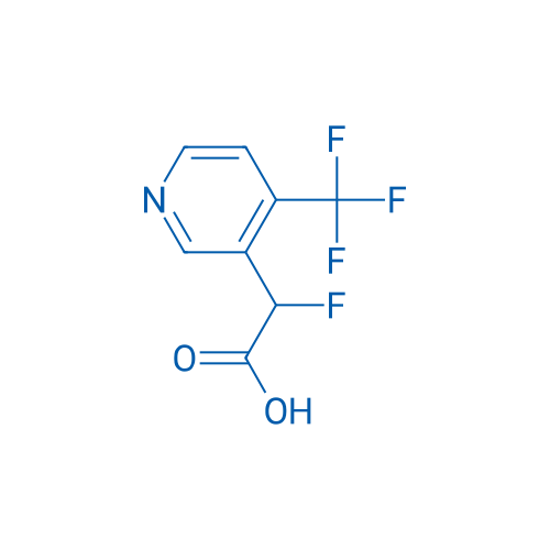 2-Fluoro-2-[4-(trifluoromethyl)pyridin-3-yl]acetic acid 1g
