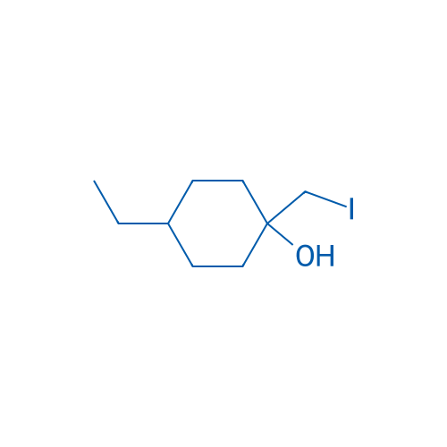 4-Ethyl-1-(iodomethyl)cyclohexan-1-ol 1g