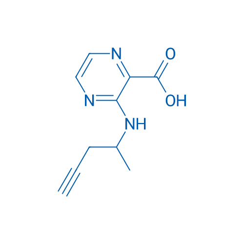 3-[(Pent-4-yn-2-yl)amino]pyrazine-2-carboxylic acid 1g