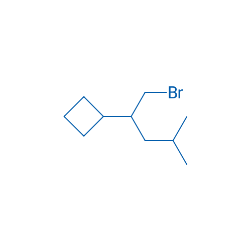 (1-Bromo-4-methylpentan-2-yl)cyclobutane 1g