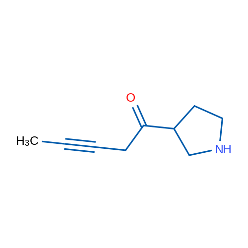 1-(Pyrrolidin-3-yl)pent-3-yn-1-one 1g