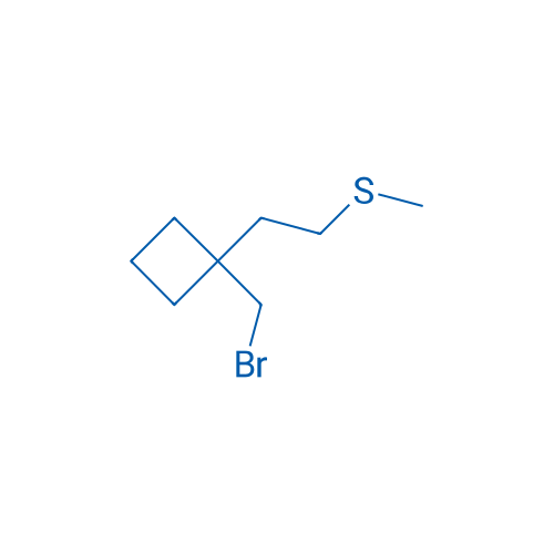 1-(Bromomethyl)-1-[2-(methylsulfanyl)ethyl]cyclobutane 1g