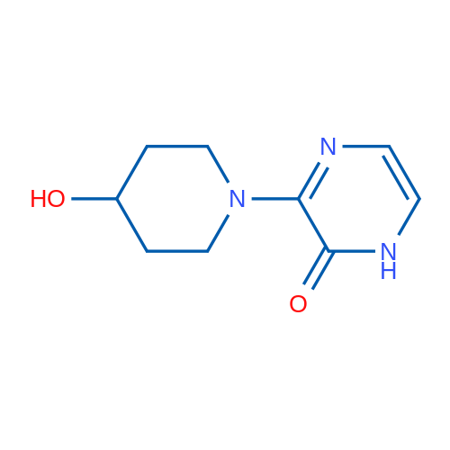 3-(4-Hydroxypiperidin-1-yl)-1,2-dihydropyrazin-2-one 1g