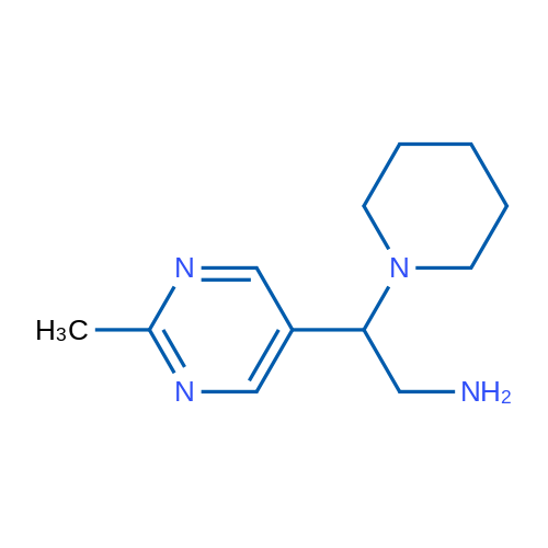 2-(2-Methylpyrimidin-5-yl)-2-(piperidin-1-yl)ethanamine 1g