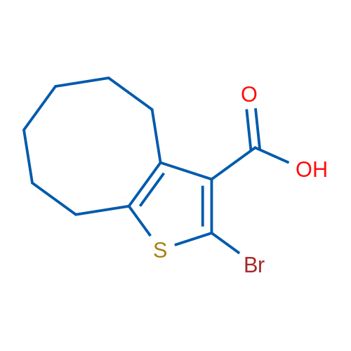2-Bromo-4H,5H,6H,7H,8H,9H-cycloocta[b]thiophene-3-carboxylic acid 1g