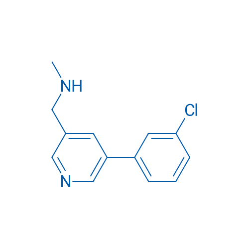 1-(5-(3-Chlorophenyl)pyridin-3-yl)-N-methylmethanamine 1g