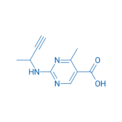 2-[(But-3-yn-2-yl)amino]-4-methylpyrimidine-5-carboxylic acid 1g