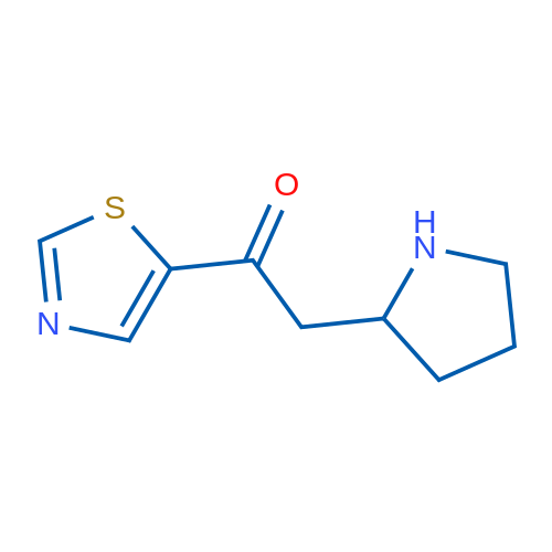 2-(Pyrrolidin-2-yl)-1-(1,3-thiazol-5-yl)ethan-1-one 1g
