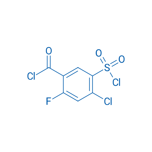 4-Chloro-5-(chlorosulfonyl)-2-fluorobenzoyl chloride 250mg