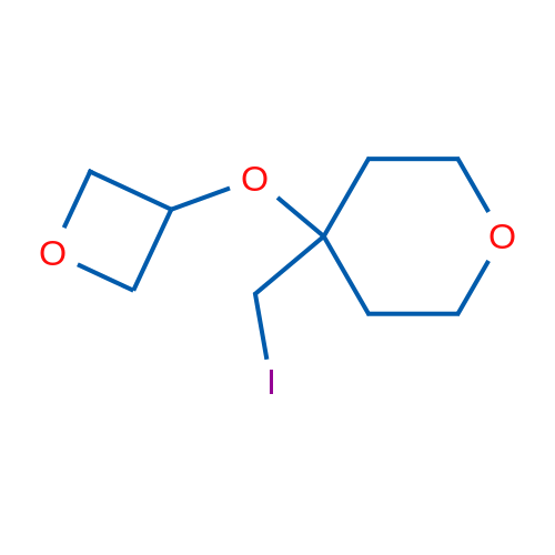 4-(Iodomethyl)-4-(oxetan-3-yloxy)oxane 1g