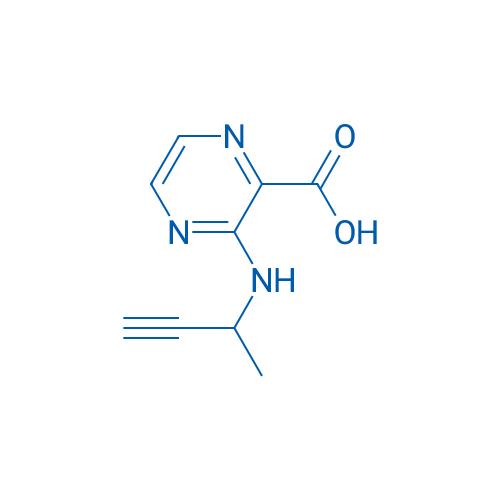 3-[(But-3-yn-2-yl)amino]pyrazine-2-carboxylic acid 1g