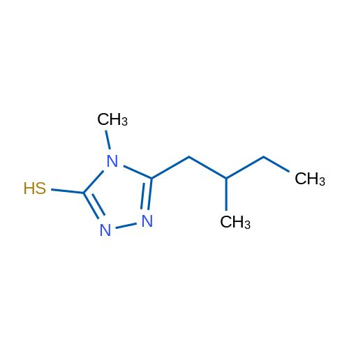 4-Methyl-5-(2-methylbutyl)-4H-1,2,4-triazole-3-thiol 1g