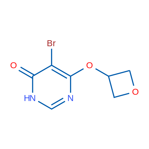 5-Bromo-6-(oxetan-3-yloxy)pyrimidin-4(3H)-one 1g