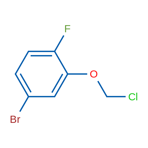 4-Bromo-2-(chloromethoxy)-1-fluorobenzene 1g
