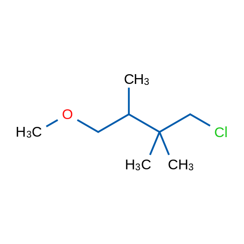 1-Chloro-4-methoxy-2,2,3-trimethylbutane 1g