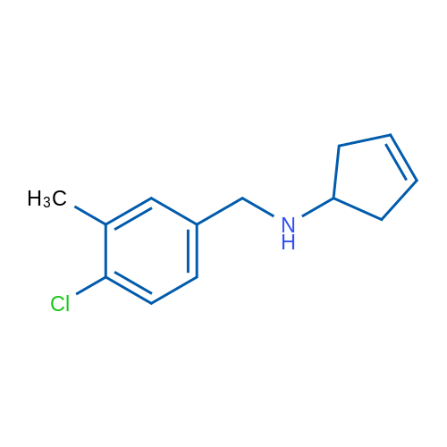 N-[(4-Chloro-3-methylphenyl)methyl]cyclopent-3-en-1-amine 1g
