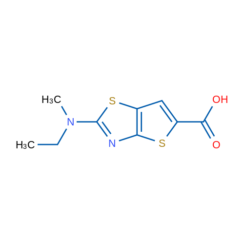 2-[Ethyl(methyl)amino]thieno[2,3-d][1,3]thiazole-5-carboxylic acid 1g