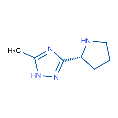 5-Methyl-3-[(2R)-pyrrolidin-2-yl]-1H-1,2,4-triazole 1g