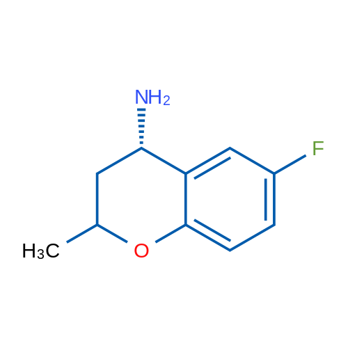 (4S)-6-Fluoro-2-methyl-3,4-dihydro-2H-1-benzopyran-4-amine 1g