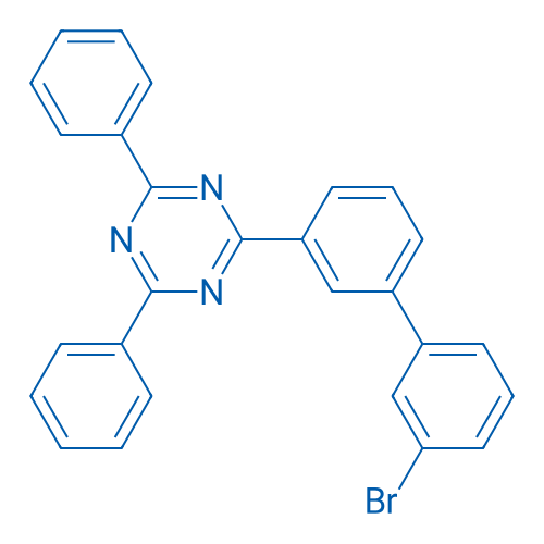 2-(3'-Bromo-[1,1'-biphenyl]-3-yl)-4,6-diphenyl-1,3,5-triazine 1g