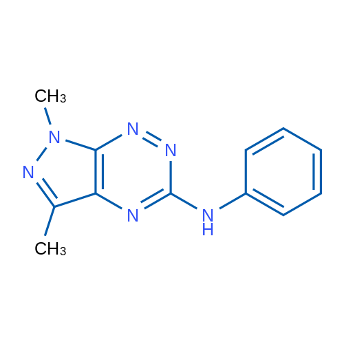 1,3-Dimethyl-N-phenyl-1H-pyrazolo[4,3-e][1,2,4]triazin-5-amine 1g