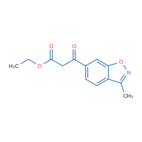 Ethyl 3-(3-methylbenzo[d]isoxazol-6-yl)-3-oxopropanoate 50mg