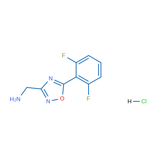(5-(2,6-Difluorophenyl)-1,2,4-oxadiazol-3-yl)methanamine hydrochloride 1g