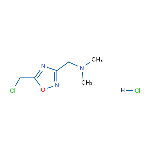 {[5-(chloromethyl)-1,2,4-oxadiazol-3-yl]methyl}dimethylamine hydrochloride 1g