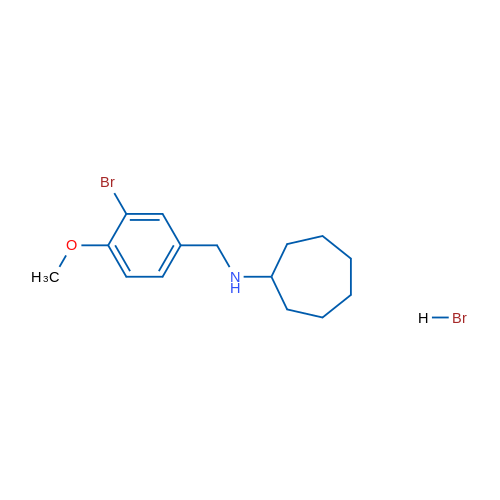N-(3-Bromo-4-methoxybenzyl)cycloheptanamine hydrobromide 5g