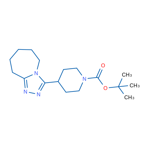 tert-Butyl 4-{5H,6H,7H,8H,9H-[1,2,4]triazolo[4,3-a]azepin-3-yl}piperidine-1-carboxylate 1g