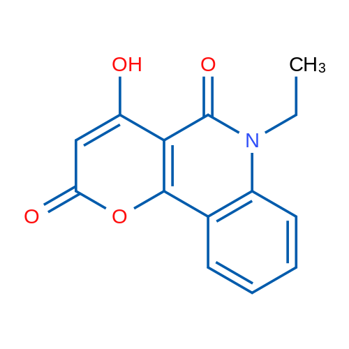 6-Ethyl-4-hydroxy-2H,5H,6H-pyrano[3,2-c]quinoline-2,5-dione 1g