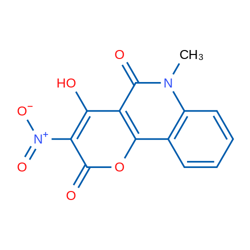 4-Hydroxy-6-methyl-3-nitro-2H,5H,6H-pyrano[3,2-c]quinoline-2,5-dione 1g