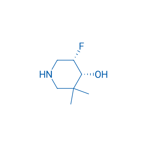 (4R,5S)-rel-5-fluoro-3,3-dimethylpiperidin-4-ol 100mg