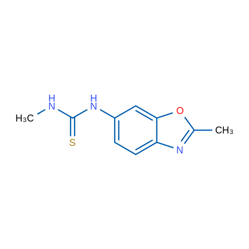 3-Methyl-1-(2-methyl-1,3-benzoxazol-6-yl)thiourea 1g