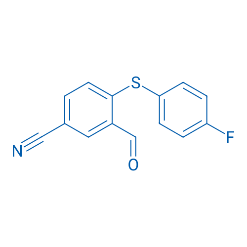 4-((4-Fluorophenyl)thio)-3-formylbenzonitrile 1g