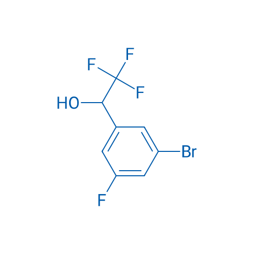 1-(3-Bromo-5-fluorophenyl)-2,2,2-trifluoroethan-1-ol 100mg