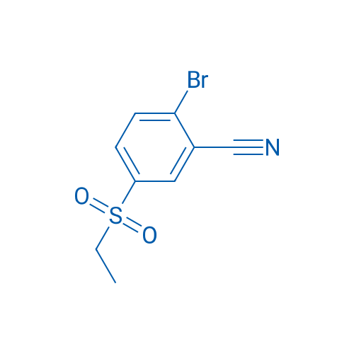 2-Bromo-5-(ethylsulfonyl)benzonitrile 1g